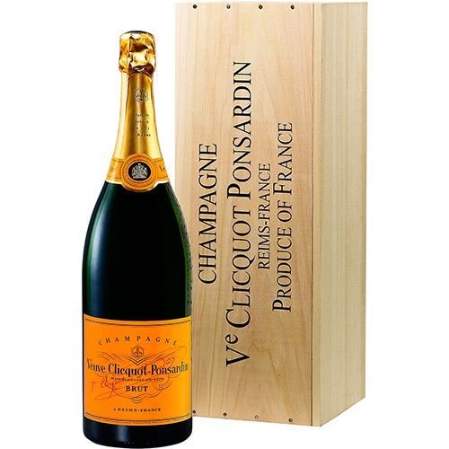 Jeroboam Veuve Clicquot Brut 3000 ml - Caixa de Madeira