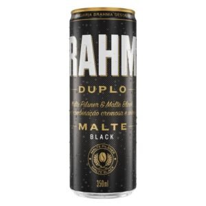 Cerveja Brahma Duplo Malte Escura, 350ml Lata